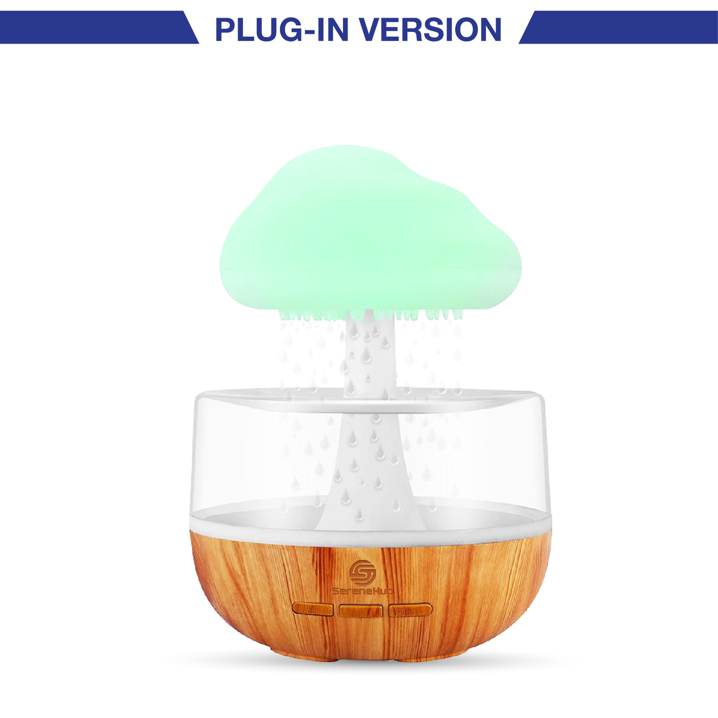 Calm Cloud - SereneHub™ Raindrop Aroma Humidifier