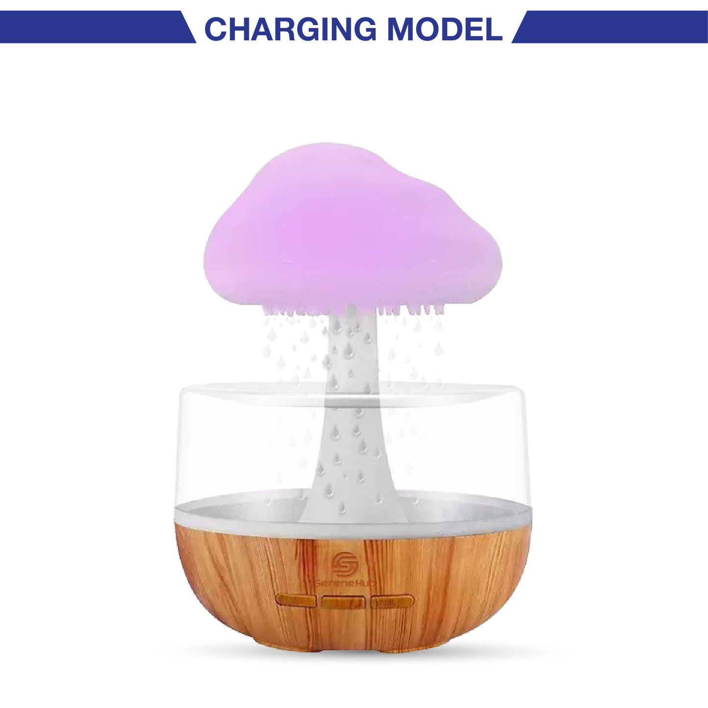 Calm Cloud - SereneHub™ Raindrop Aroma Humidifier